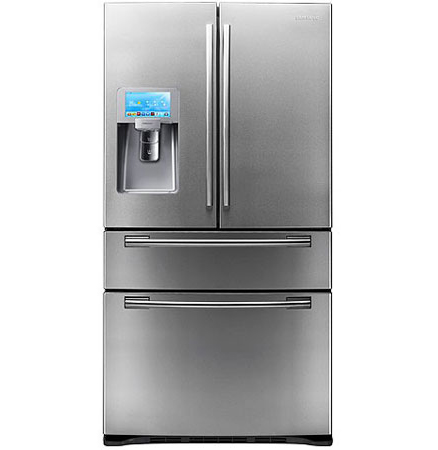холодильник с панелью и датчиками