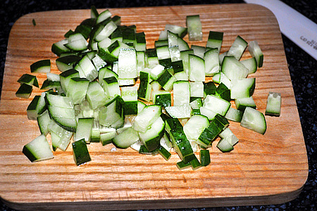 салат из крабового мяса и авокадо рецепт