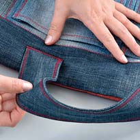 Как сделать сумку-трансформер для пикника из джинсовой ткани