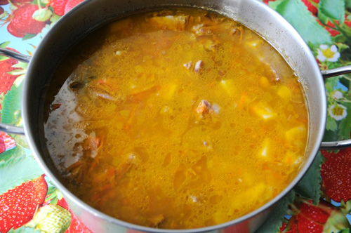 фасолевый суп с копченостями рецепт