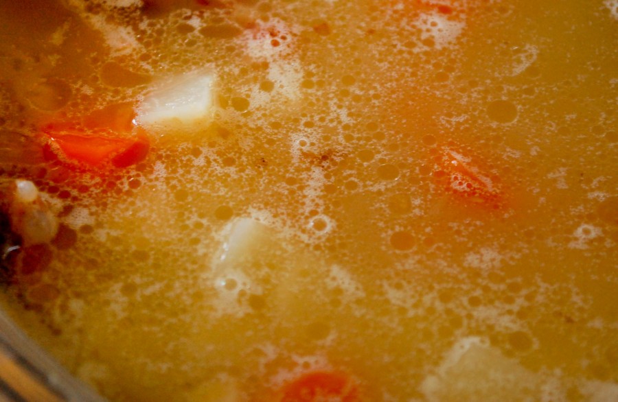 готовим гороховый суп с копченостями
