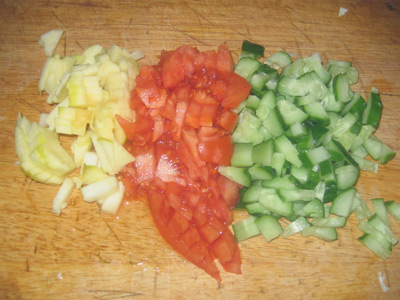 рецепт приготовления весеннего салата