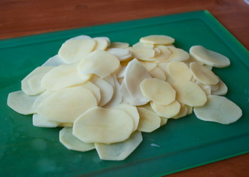 картофельные чипсы в духовке